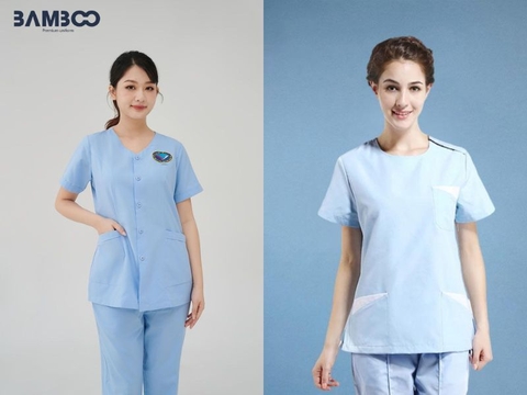 Những mẫu đồng phục hộ lý bệnh viện chuyên nghiệp, tiện dụng