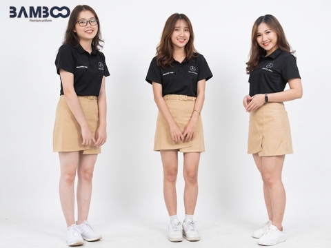 Đồng phục Mercedes cao cấp, chuẩn phong cách showroom ô tô