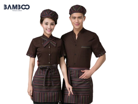 Đồng phục nhà hàng ăn uống tạo dấu ấn thương hiệu riêng biệt