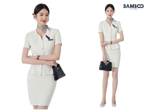 Đồng phục quản lý spa cao cấp, thiết kế chuẩn form