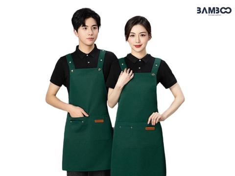 Đồng phục tạp dề pha chế, bartender hiện đại, tiện lợi