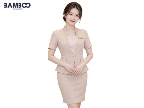 Đồng phục vest thẩm mỹ viện sang trọng, chuẩn form