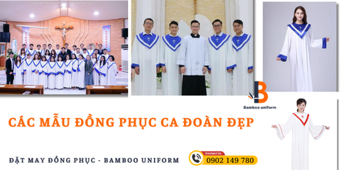 Các mẫu đồng phục ca đoàn công giáo đẹp cho người lớn, trẻ em