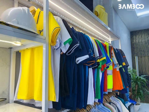 May áo thun đồng phục cao cấp, form dáng chuẩn, giá tốt