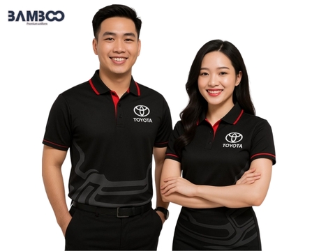 May áo thun đồng phục hãng xe hơi chuyên nghiệp, theo yêu cầu