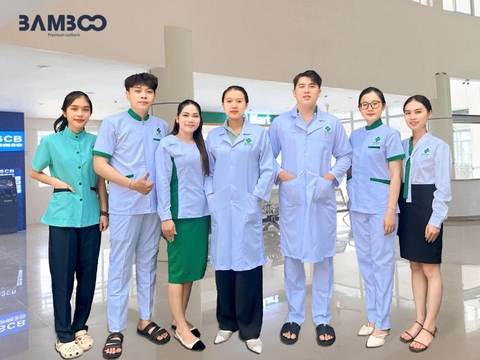 May đồng phục bệnh viện toàn quốc, thiết kế chuẩn y khoa