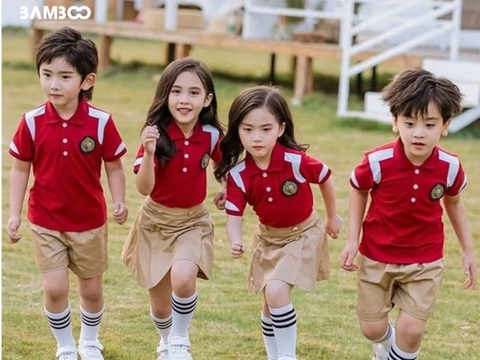 Tiêu chí may đồng phục mầm non bền đẹp và thoải mái