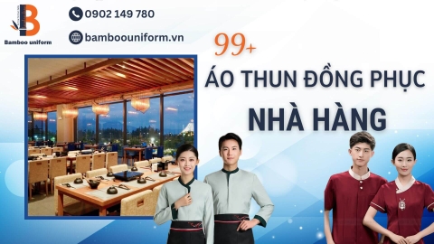 Tổng hợp các mẫu áo thun đồng phục nhà hàng, quán ăn cho nhân viên phục vụ 