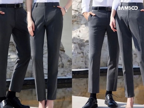 Top 12 chất vải may quần tây đồng phục chuẩn form, bền đẹp