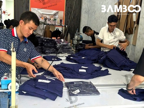 Xưởng may áo đồng phục uy tín, hỗ trợ thiết kế theo yêu cầu