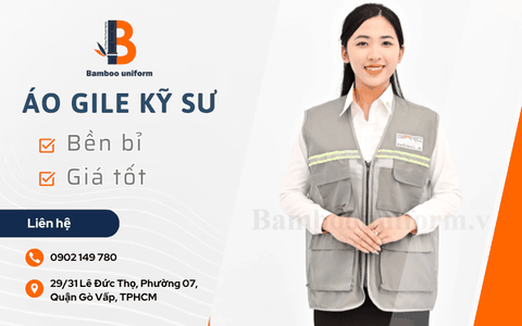 Xưởng may áo gile kỹ sư giá tốt tại HCM