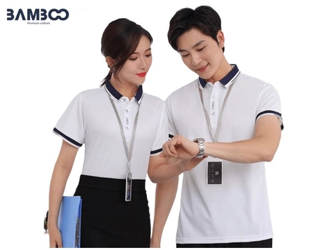 Xưởng sản xuất áo thun đồng phục cổ trụ giá tốt, chất lượng