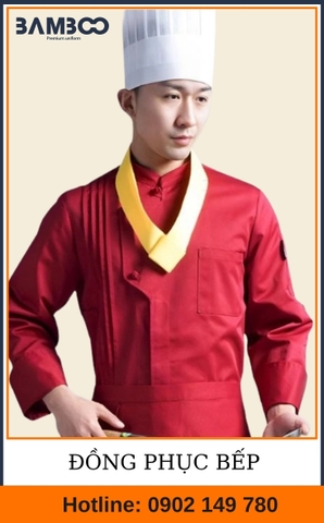 ÁO BẾP ĐỎ