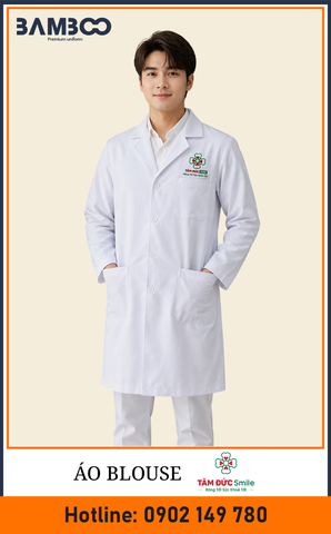 Áo blouse bênh viện Tâm Đức Smile