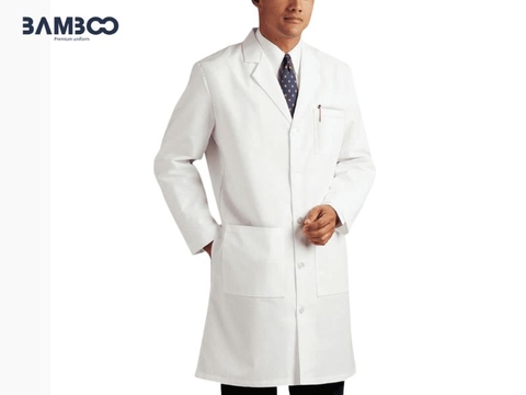 Đồng phục áo blouse bác sĩ trắng 04