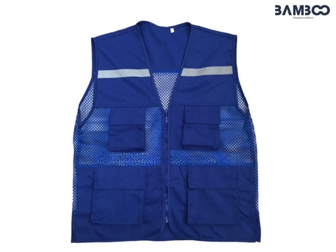 Áo gile bảo hộ xanh dương