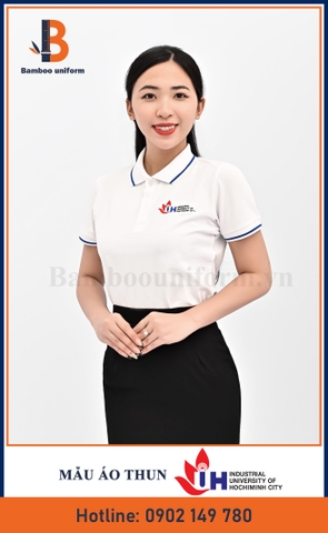 Mẫu Áo Thun Đồng Phục Trường Đại Học Công Nghiệp - Bamboo Uniform