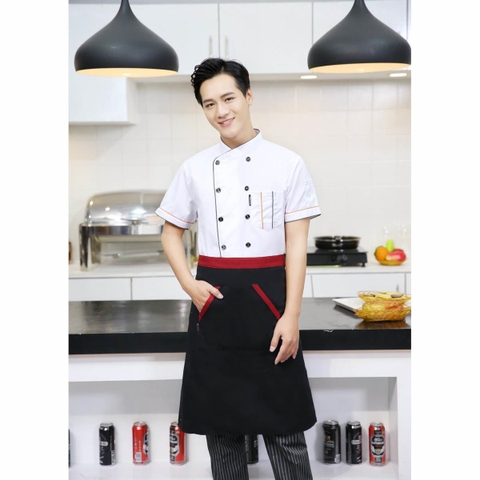 ÁO BẾP - TRẮNG 07