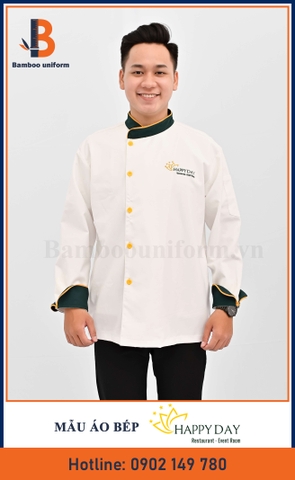 áo bếp đồng phục Happy Day