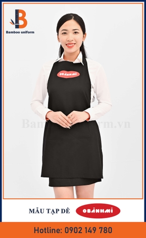 Mẫu Tạp Dề Yếm Đồng Phục O Bánh Mì - Bamboo Uniform