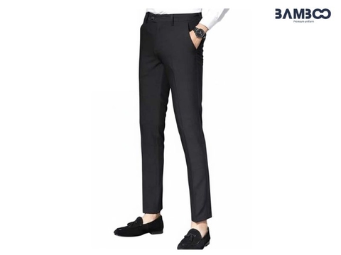 Quần tây nam đen ống đứng