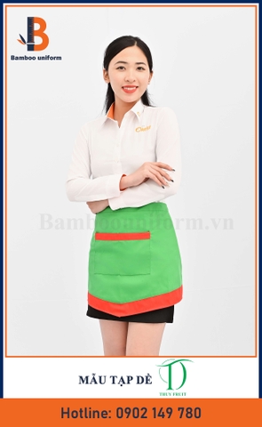 Mẫu Tạp Dề Nửa Người Thủy Fruit - Bamboo Uniform