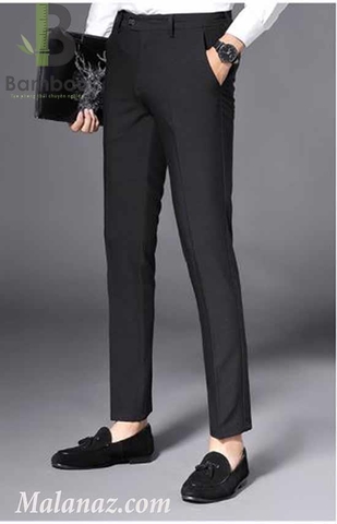 Quần Tây Nam Đen - Bamboo Uniform