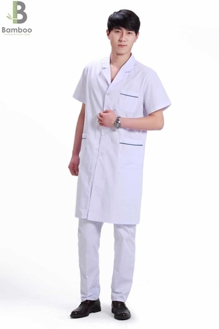 Mẫu Áo Blouse Bác Sĩ Trắng 01