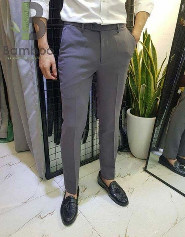 Quần Tây Nam Đồng Phục  Màu Xám - Bamboo Uniform