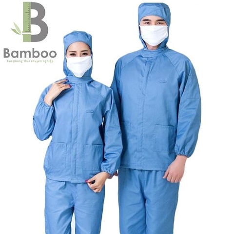 Quần Áo Công Nhân Thực Phẩm Màu Xanh - Bamboo Uniform