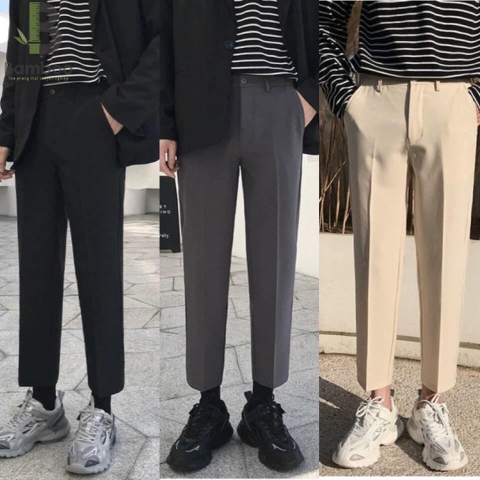 Quần Tây Nam Đồng Phục  Màu Xám, Đen, Nâu - Bamboo Uniform