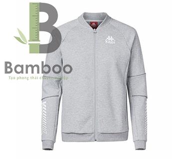 Mẫu Áo Khoác Gió Xám Trắng - Bamboo Uniform