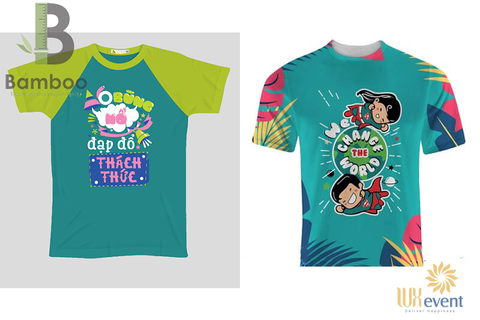 Mẫu Áo Thun Teambuilding Màu Xanh Lục - Bamboo Uniform
