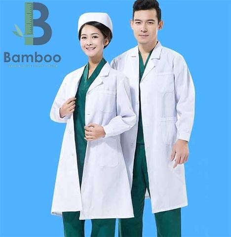 Mẫu Áo Blouse Bác Sĩ Trắng 02