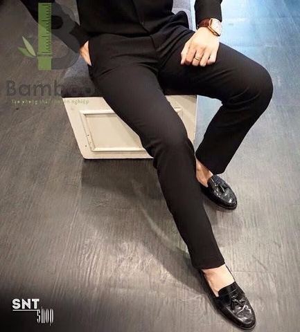 Quần Tây Nam Đồng Phục Màu Đen 02 - Bamboo Uniform