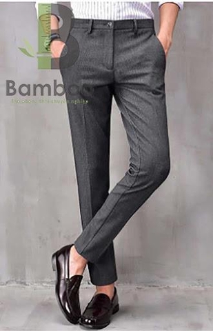Quần Tây Nam Đồng Phục Màu Đen 01 - Bamboo Uniform