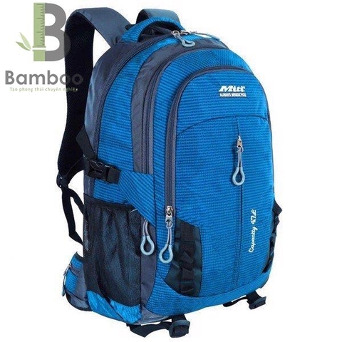 Balo Đồng Phục Xanh Dương Phối Xám