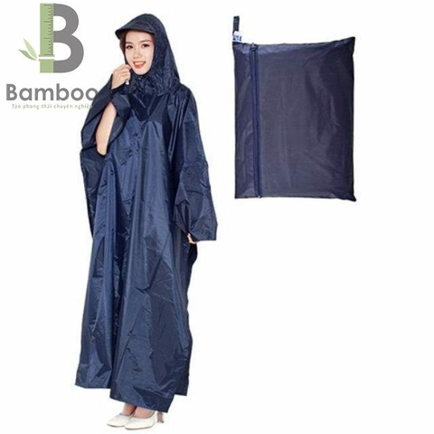 Áo Mưa Xanh Dương Đậm - Bamboo Uniform
