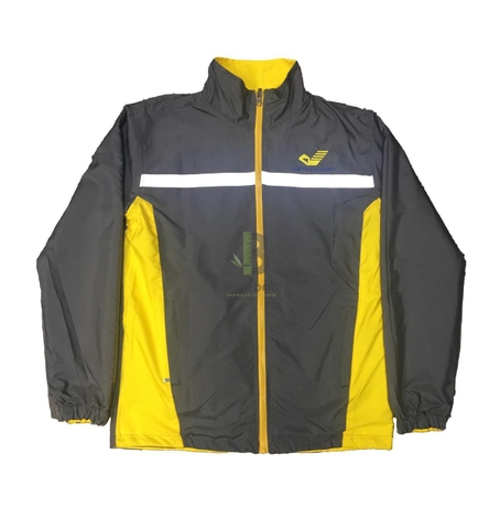 Mẫu Áo Khoác Gió Đen Vàng - Bamboo Uniform