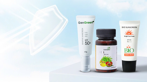 Các loại kem chống nắng tốt từ thương hiệu mỹ phẩm sinh học Geneworld