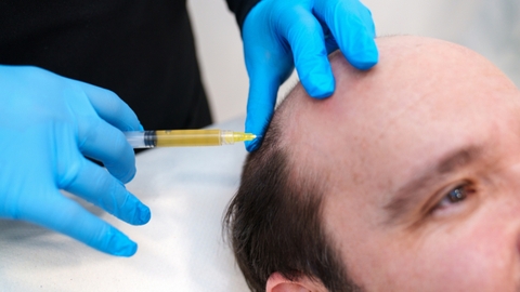 Điều trị rụng tóc, kích mọc tóc với phương pháp PRP máu tự thân