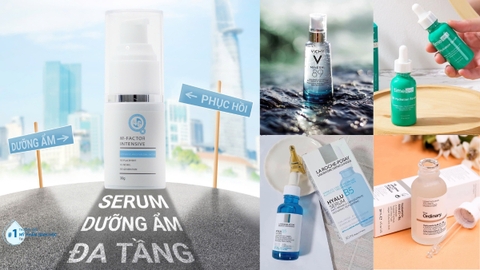 Top 10 serum phục hồi da sau mụn, da yếu, treatment tốt nhất 2024