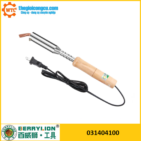Mỏ hàn dẹp 100W cán gỗ Berrylion 031404100
