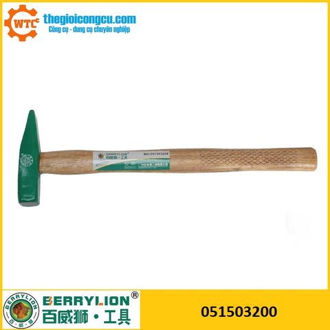 Búa gỗ đầu dẹp 200g Berrylion 051503200