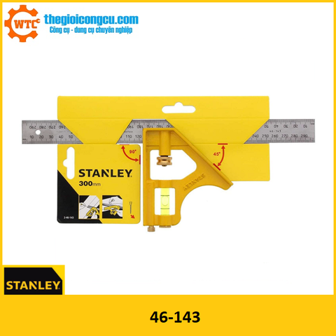 Thước eke thủy cán sắt Stanley 46143