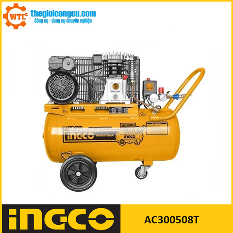 Máy nén khí dây curoa 50L Ingco AC300508T