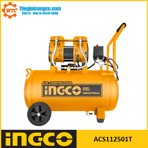 Máy nén khí không dầu 50L Ingco ACS112501T