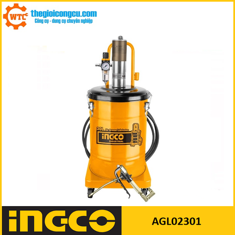 Máy bôi trơn dầu mỡ 30L Ingco AGL02301