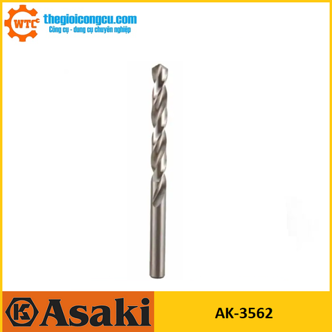 9.5mm Mũi khoan kim loại Asaki AK-3562