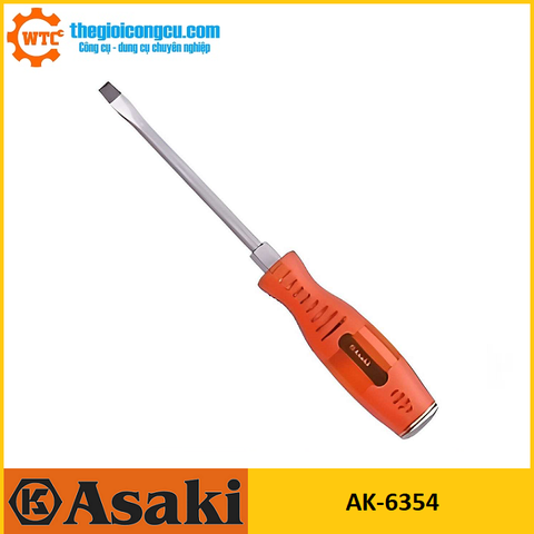 Tua vít đóng dẹp 8x300mm Asaki AK-6354